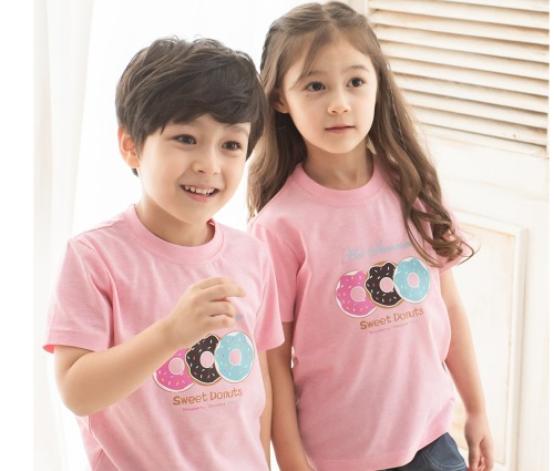 SY_도넛(핑크) - 어린이날 선물용 티